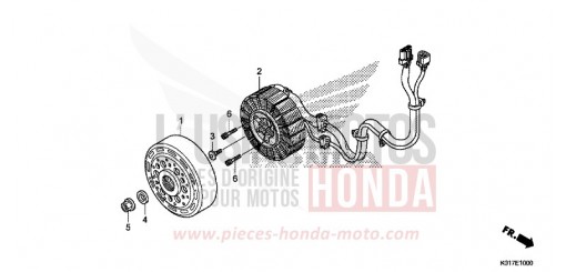 A.C.G. STARTER SH150D de 2013